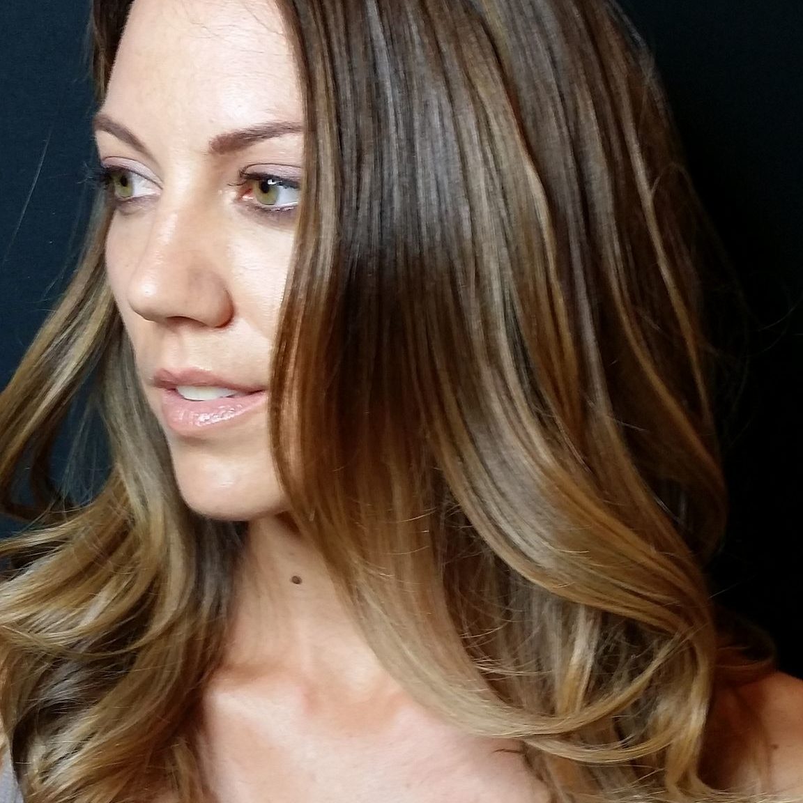 balayage on brunette hair Benjamin Kyle Salon Cocoa FL balayage on brunette hair Benjamin Kyle Salon Cocoa FL
