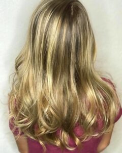 best blonde balayage Benjamin Kyle Salon Cocoa FL 1