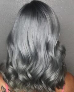 silver metallic hair Benjamin Kyle Salon Cocoa FL